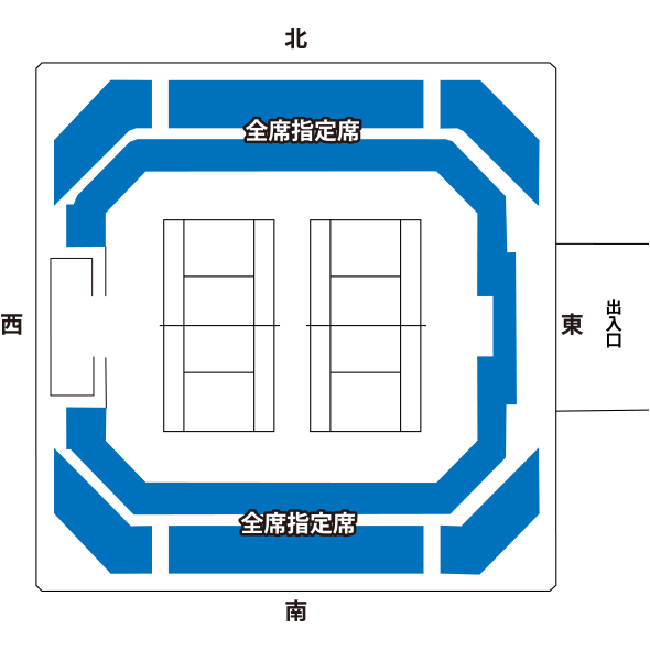 東京体育館メインアリーナ